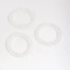 Clear Plastic Large Hair Spiral Pack