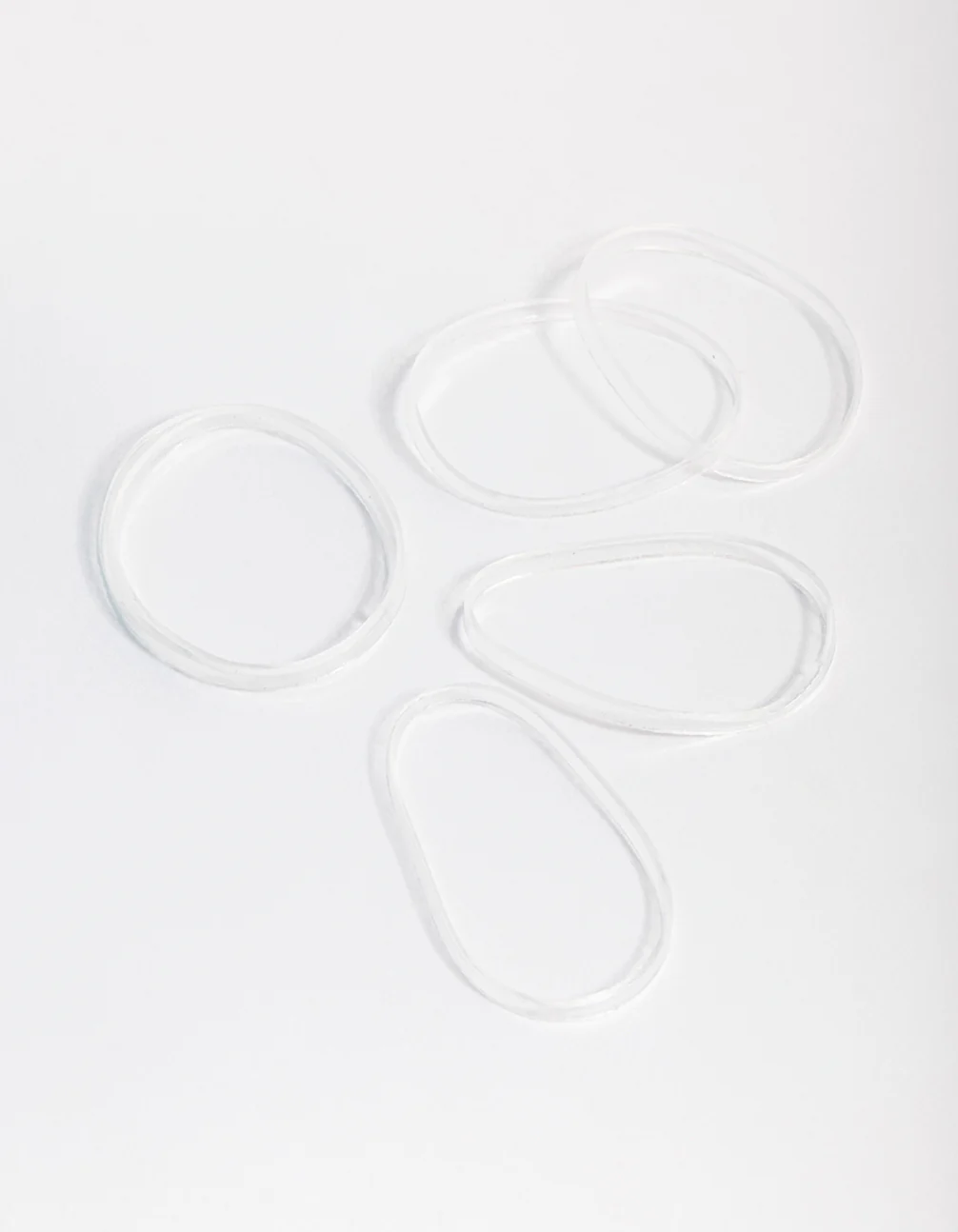 2874-clear-plastic-mini-hair-elastics-60pk-2.webp Clear Plastic Mini Hair Elastics 60pk