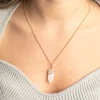 Clear Quartz Shard Necklace