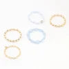 Coastal Beaded & Stone Bracelets 5-Pack