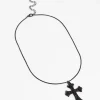 2879-coated-black-boxchain-large-diamante-cross-necklace-2.webp Coated Black Boxchain Large Diamante Cross Necklace