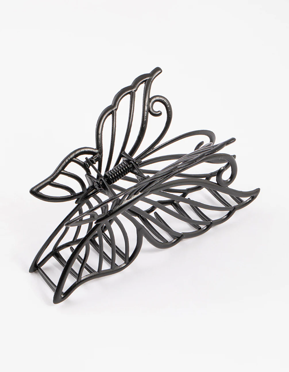 2881-coated-black-detail-butterfly-claw-clip-2.webp Coated Black Detail Butterfly Claw Clip