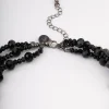 2889-coated-black-layered-bead-facet-necklace-3.webp Coated Black Layered Bead & Facet Necklace