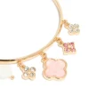 289-gold-pink-flowers-charm-toggle-bangle-4.webp Gold Pink Flowers Charm Toggle Bangle