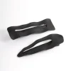 Coated Black Mixed Hair Clips Pack