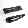 Coated Black Mixed Hair Clips Pack