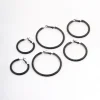 2894-coated-black-mixed-size-diamante-hoop-earrings-1.webp Coated Black Mixed Size Diamante Hoop Earrings