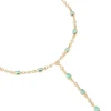 290-gold-plated-blue-cubic-zirconia-alternating-oval-y-necklace-2.webp Gold Plated Blue Cubic Zirconia Alternating Oval Y-Necklace