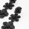 2901-coated-black-triple-diamante-flower-drop-earrings-1.webp Coated Black Triple Diamante Flower Drop Earrings