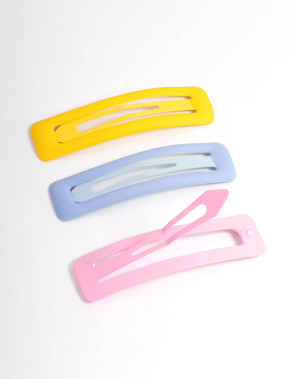 2931-coated-pastel-square-bubble-hair-clips-pack-3.webp Coated Pastel Square Bubble Hair Clips Pack