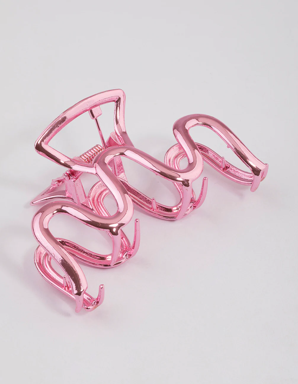 2933-coated-pink-metallic-swirl-hair-claw-clip-1.webp Coated Pink Metallic Swirl Hair Claw Clip