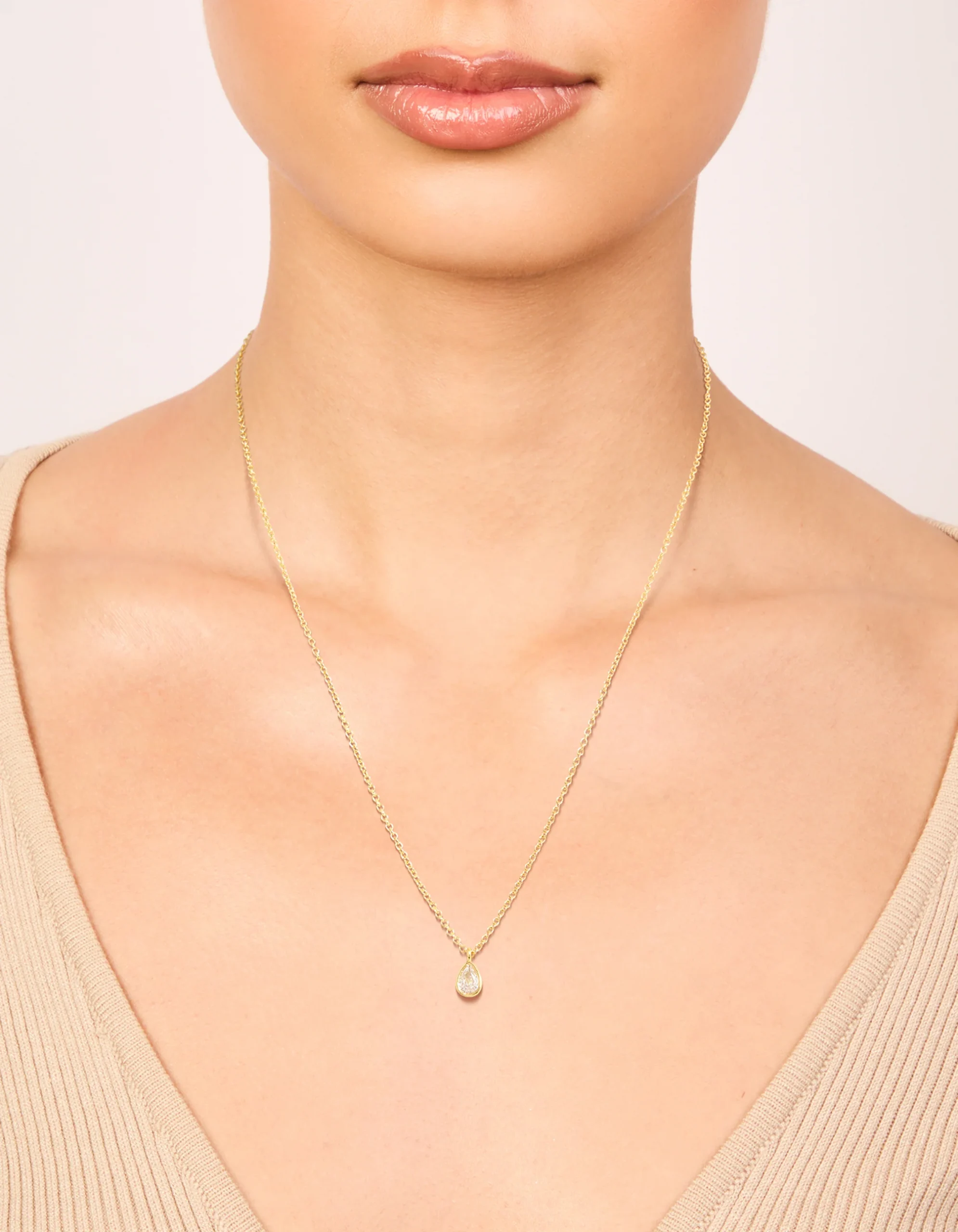 294-gold-plated-april-birthstone-necklace-1.webp Gold Plated April Birthstone Necklace