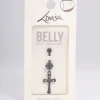 2940-coated-surgical-steel-cubic-zirconia-cross-drop-belly-ring-3.webp Coated Surgical Steel Cubic Zirconia Cross Drop Belly Ring