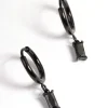 Coated Surgical Steel Cubic Zirconia Hoop Earrings