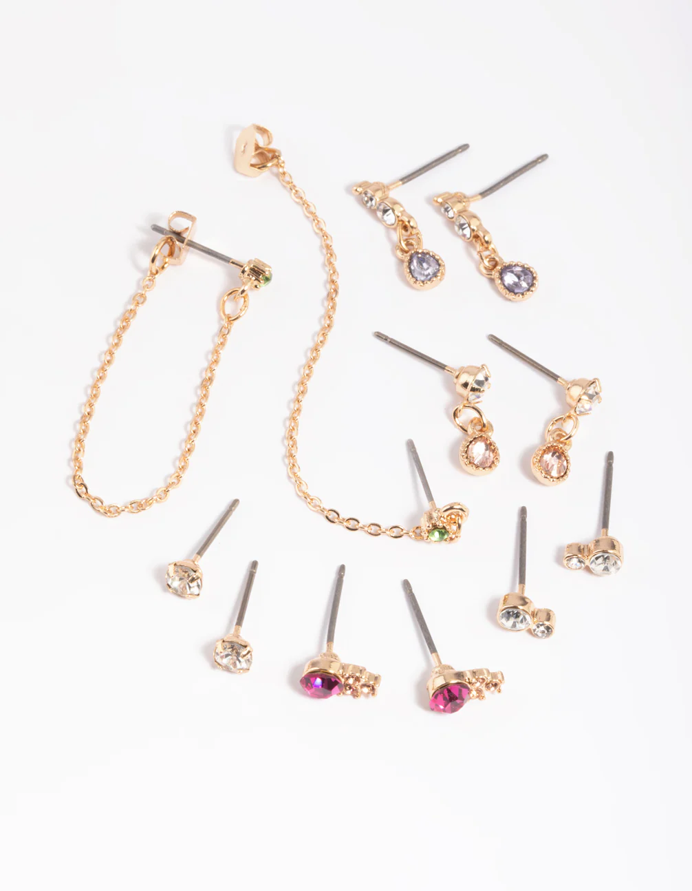 2954-colourful-mixed-earring-stack-6-pack-1.webp Colourful Mixed Earring Stack 6-Pack