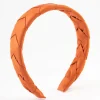 Copper Fabric Cross Wave Headband
