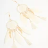 2968-cream-gold-feather-dreamcatcher-drop-earrings-1.webp Cream & Gold Feather Dreamcatcher Drop Earrings