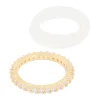 2969-cream-acrylic-gold-cubic-zirconia-rings-3-pack-4.webp Cream Acrylic & Gold Cubic Zirconia Rings 3-Pack