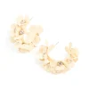 2973-cream-coated-metal-multi-flower-hoop-earrings-1.webp Cream Coated Metal Multi-Flower Hoop Earrings