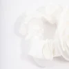 Cream Fabric Rosette Hair Scrunchie