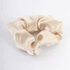 Cream Fabric Satin Scrunchie
