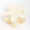 Cream Frangipani Hair Claw Clip
