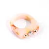 Cream Marble Ring