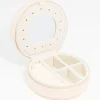 2995-cream-pu-leather-small-round-jewellery-box-1.webp Cream PU Leather Small Round Jewellery Box