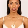 2999-cream-stone-pendant-brown-cord-necklace-3.webp Cream Stone Pendant Brown Cord Necklace