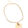 2999-cream-stone-pendant-brown-cord-necklace-4.webp Cream Stone Pendant Brown Cord Necklace