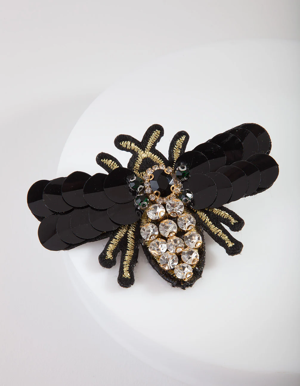 3002-crystal-sequin-black-bug-clip-1.webp Crystal & Sequin Black Bug Clip