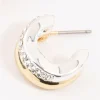 3014-cubic-zirconia-clean-wave-hoop-earrings-3.webp Cubic Zirconia & Clean Wave Hoop Earrings