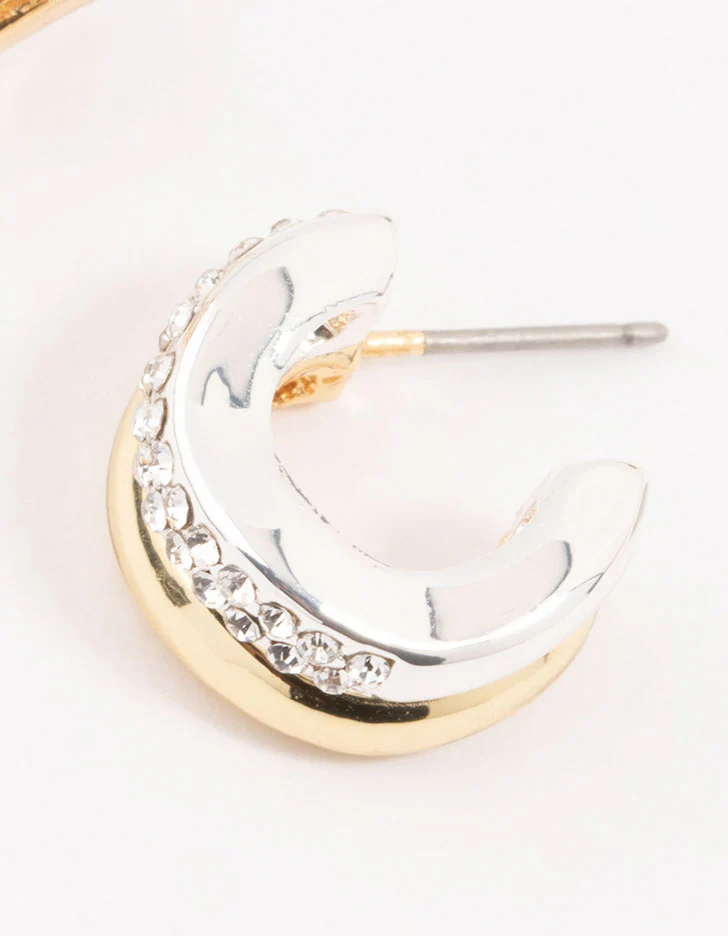3014-cubic-zirconia-clean-wave-hoop-earrings-3.webp Cubic Zirconia & Clean Wave Hoop Earrings