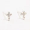 3019-cubic-zirconia-cross-sterling-silver-stud-earrings-1.webp Cubic Zirconia Cross Sterling Silver Stud Earrings