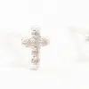 3019-cubic-zirconia-cross-sterling-silver-stud-earrings-4.webp Cubic Zirconia Cross Sterling Silver Stud Earrings