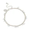 3027-cubic-zirconia-droplet-layered-anklet-1.webp Cubic Zirconia Droplet Layered Anklet