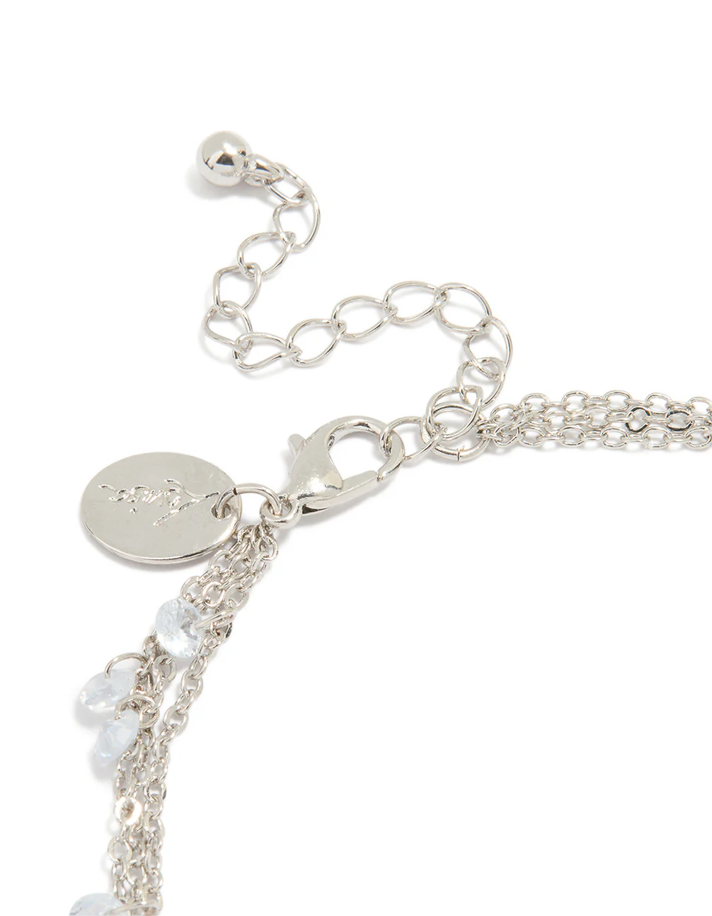 3027-cubic-zirconia-droplet-layered-anklet-3.webp Cubic Zirconia Droplet Layered Anklet