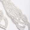 Cubic Zirconia Graduated Loop Cupchain Earrings