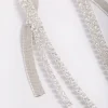 Cubic Zirconia Snake Cupchain Drop Earrings