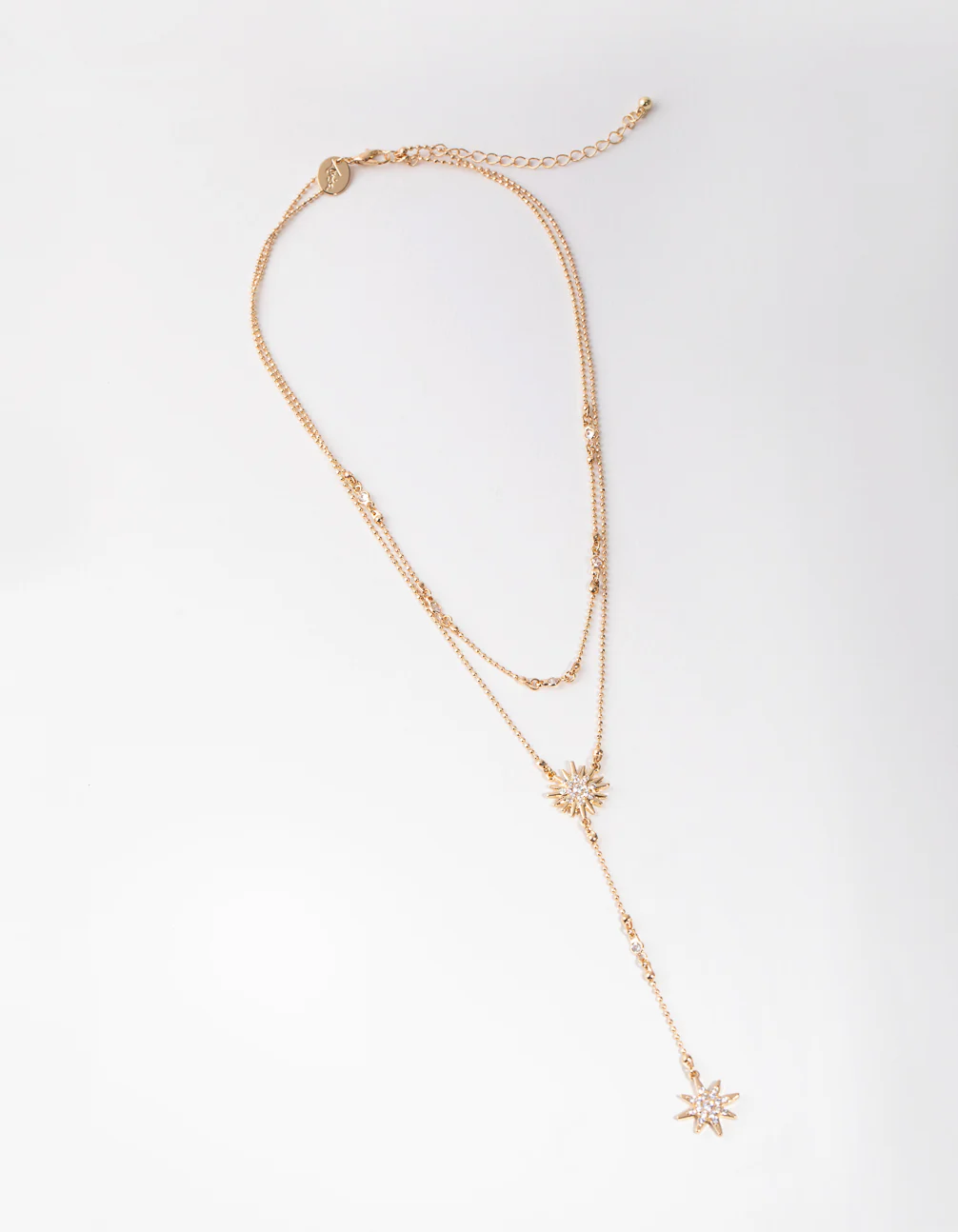 3047-cubic-zirconia-starburst-y-neck-necklace-2.webp Cubic Zirconia Starburst Y-Neck Necklace