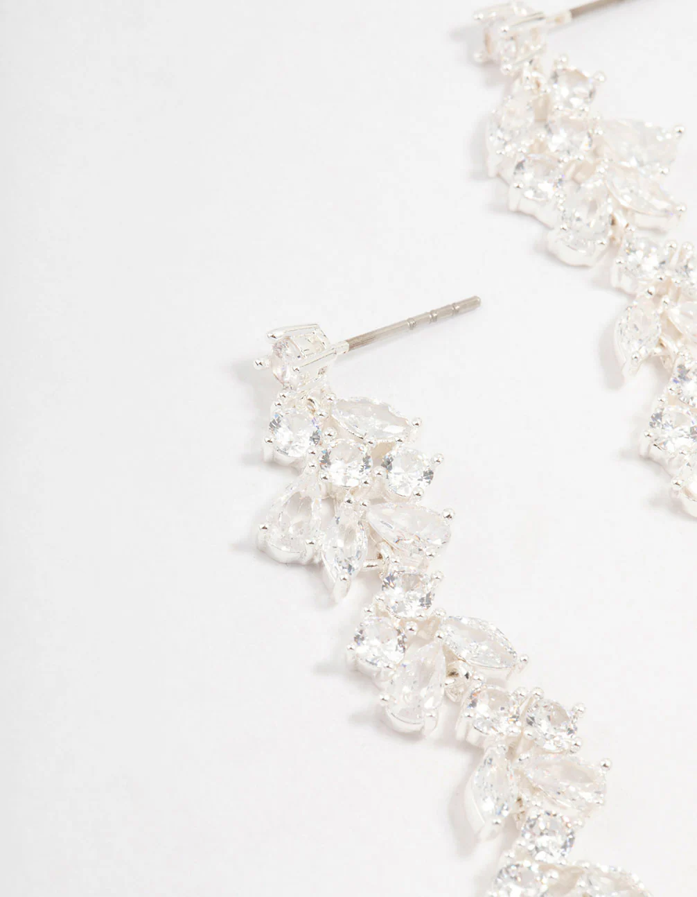 3049-cubic-zirconia-stone-silver-medium-drop-earrings-2.webp Cubic Zirconia Stone Silver Medium Drop Earrings