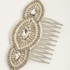 Dainty Embossed Detailed Comb