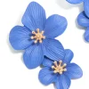 3067-dark-blue-double-layered-flower-drop-earrings-4.webp Dark Blue Double Layered Flower Drop Earrings
