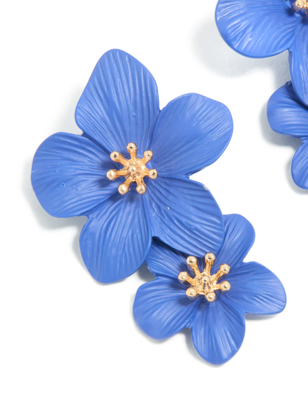 3067-dark-blue-double-layered-flower-drop-earrings-4.webp Dark Blue Double Layered Flower Drop Earrings