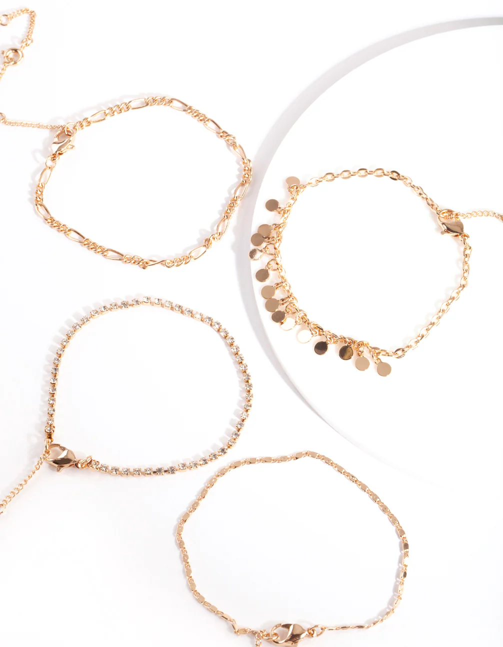 3080-diamante-jingle-anklet-bracelet-4-pack-1.webp Diamante & Jingle Anklet Bracelet 4-Pack