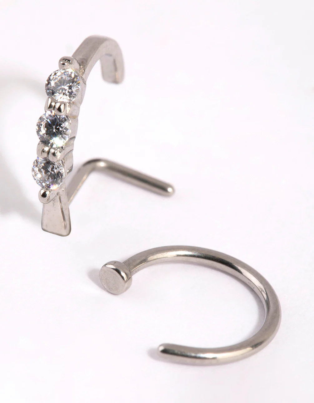 3083-diamante-plain-nose-ring-pack-3.webp Diamante & Plain Nose Ring Pack