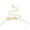 Gold Plated Brass Emerald Cubic Zirconia May Birthstone Necklace