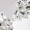 Diamante Fan Stud Earrings