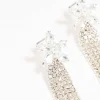 3098-diamante-floral-cup-chain-drop-silver-earrings-2.webp Diamante Floral Cup Chain Drop Silver Earrings