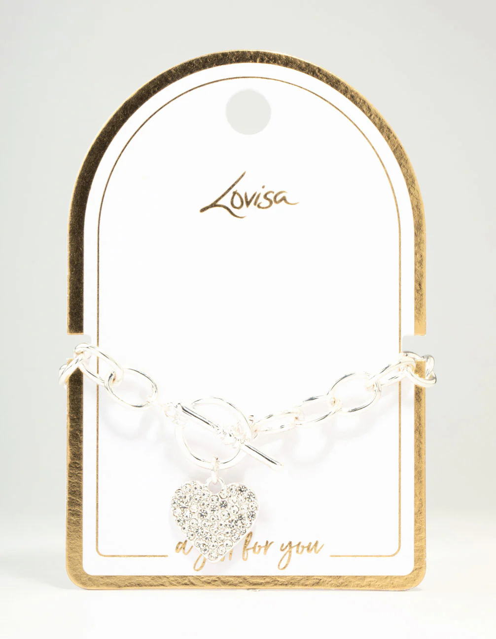 3099-diamante-heart-silver-t-o-bracelet-2.webp Diamante Heart Silver T & O Bracelet